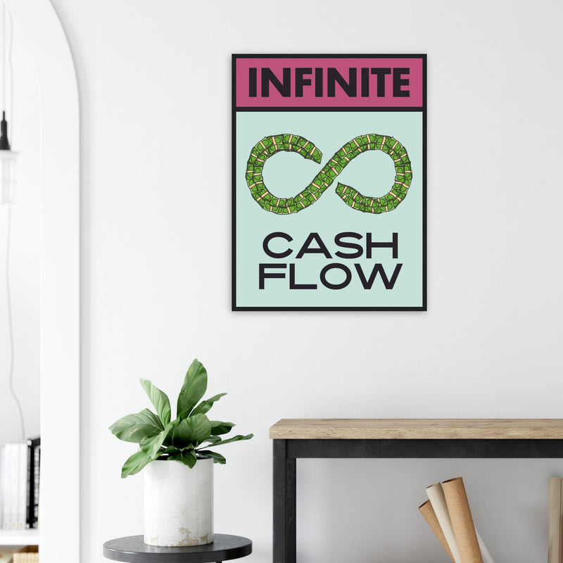 Infinite Wooden Framed Poster