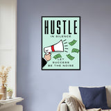 Inspirational Office Wall Canvas Poster | Millionaire Mindset Artwork