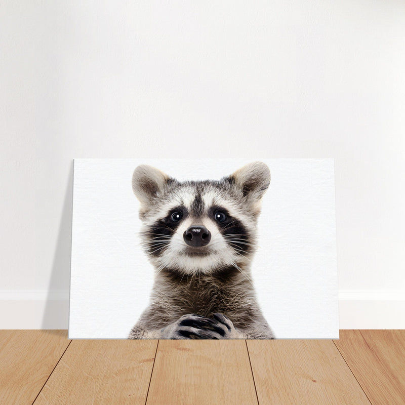 Racoon Canvas Wall Art For Living Room | Millionaire Mindset Artwork