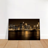 New York Night View Canvas Wall Art | Millionaire Mindset Artwork