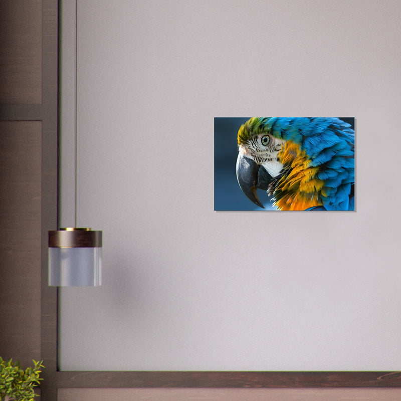 Vibrant Parrot Canvas Wall Art Prints | Millionaire Mindset Artwork