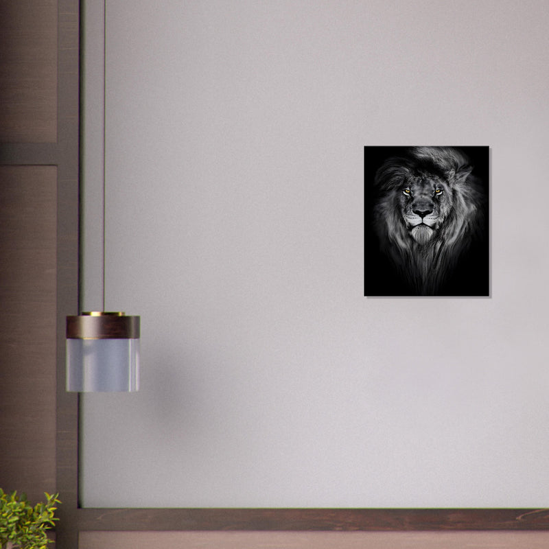 Lion Wall Art Black And White Canvas | Millionaire Mindset Artwork