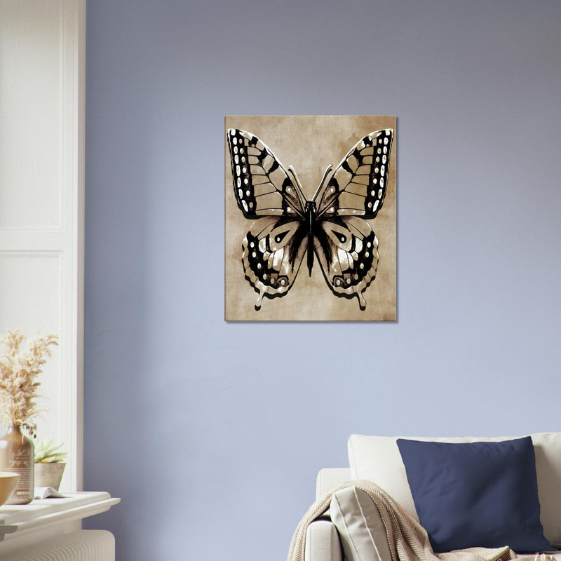 Butterfly Wall Art Canvas Print | Millionaire Mindset Artwork