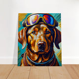 Dog Wall Art | Dog Canvas Prints | Millionaire Mindset Artwork