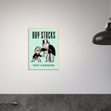 Stocks Wooden Framed Poster