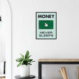 Money Wooden Framed Poster