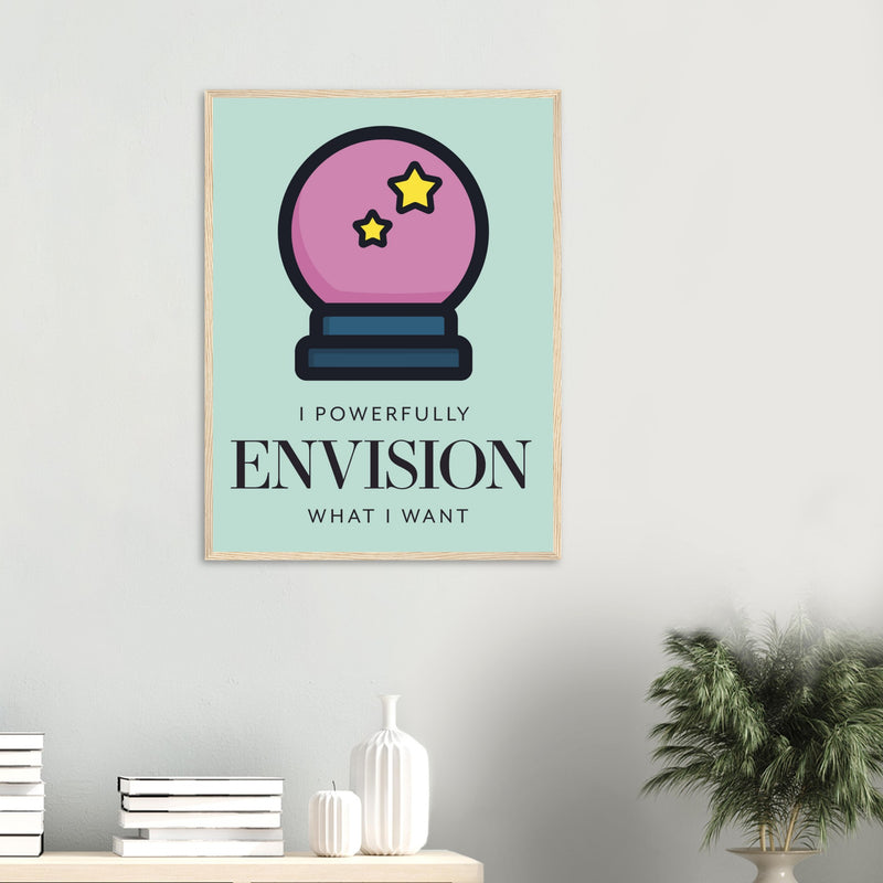 Positive Visualization Wall Art Poster | Millionaire Mindset Artwork