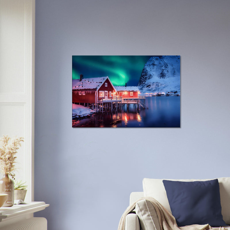 Northern Lights Wall Art Canvas Prints | Millionaire Mindset Artwork