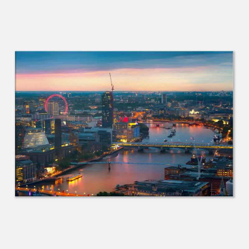 London Wall Art Canvas | London Canvas | Millionaire Mindset Artwork