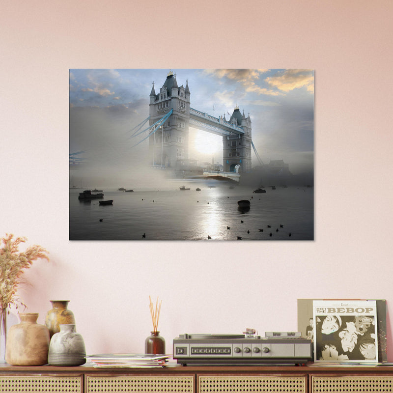 Tower Bridge London Art Canvas Print | Millionaire Mindset Artwork