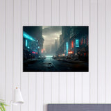 Cyberpunk Wall Art Canvas Print | Millionaire Mindset Artwork