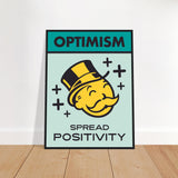 Positivity Propagation Artwork Poster | Millionaire Mindset Artwork