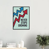 Growing Wooden Framed Poster