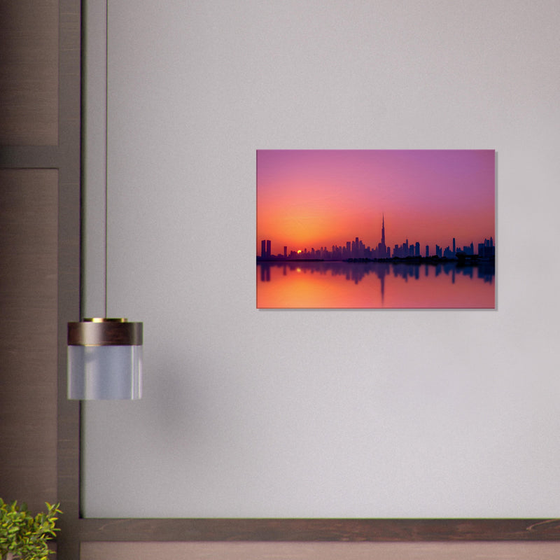 Dubai Skyline Canvas Print | Cityscape | Millionaire Mindset Artwork