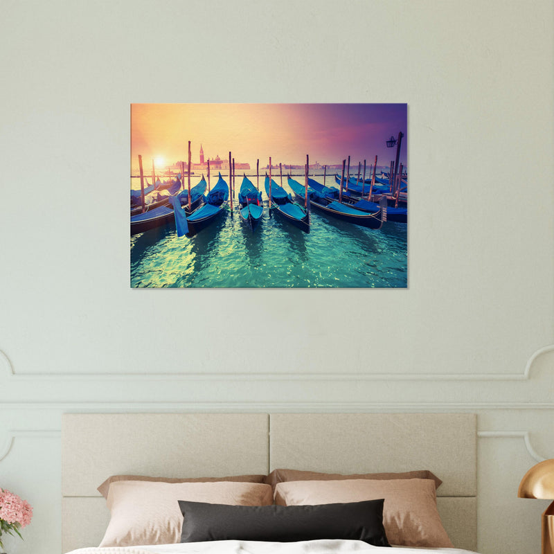 Sunset Wall Art Canvas | Grand Canal | Millionaire Mindset Artwork