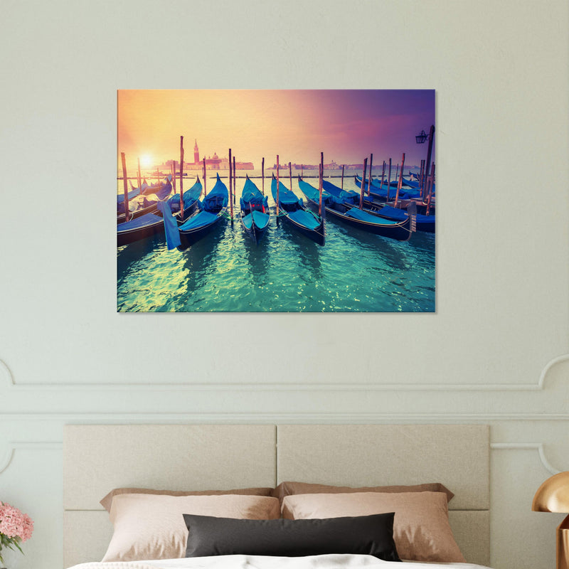 Sunset Wall Art Canvas | Grand Canal | Millionaire Mindset Artwork