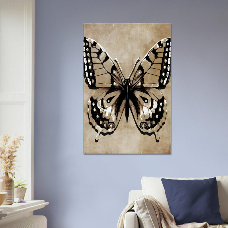 Butterfly Wall Art Canvas Print | Millionaire Mindset Artwork