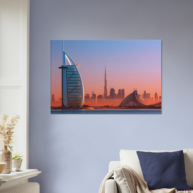 Dubai Canvas Print | Landscape Canvas | Millionaire Mindset Artwork