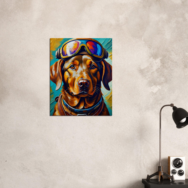 Dog Wall Art | Dog Canvas Prints | Millionaire Mindset Artwork