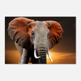 Elephant Bedroom Decor Canvas Print | Millionaire Mindset Artwork