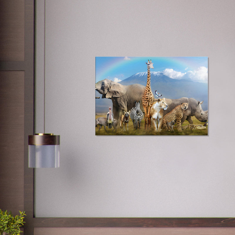 Animal Canvas Wall Art | Wildlife Print | Millionaire Mindset Artwork