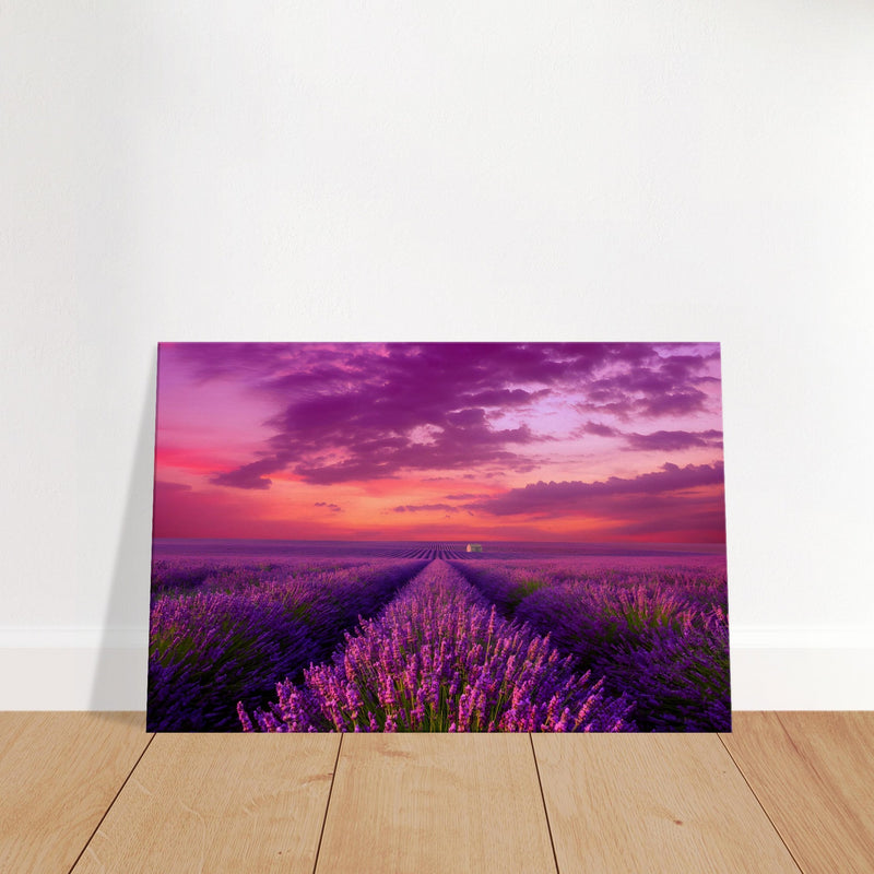 Purple Wall Art | Lavender Field Canvas | Millionaire Mindset Artwork