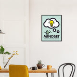 Mindset Wooden Framed Poster